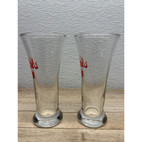 Vtg 1970 Coors Banquet Beer Glasses Heavy Base Set Of 2 - Picture 2 of 11